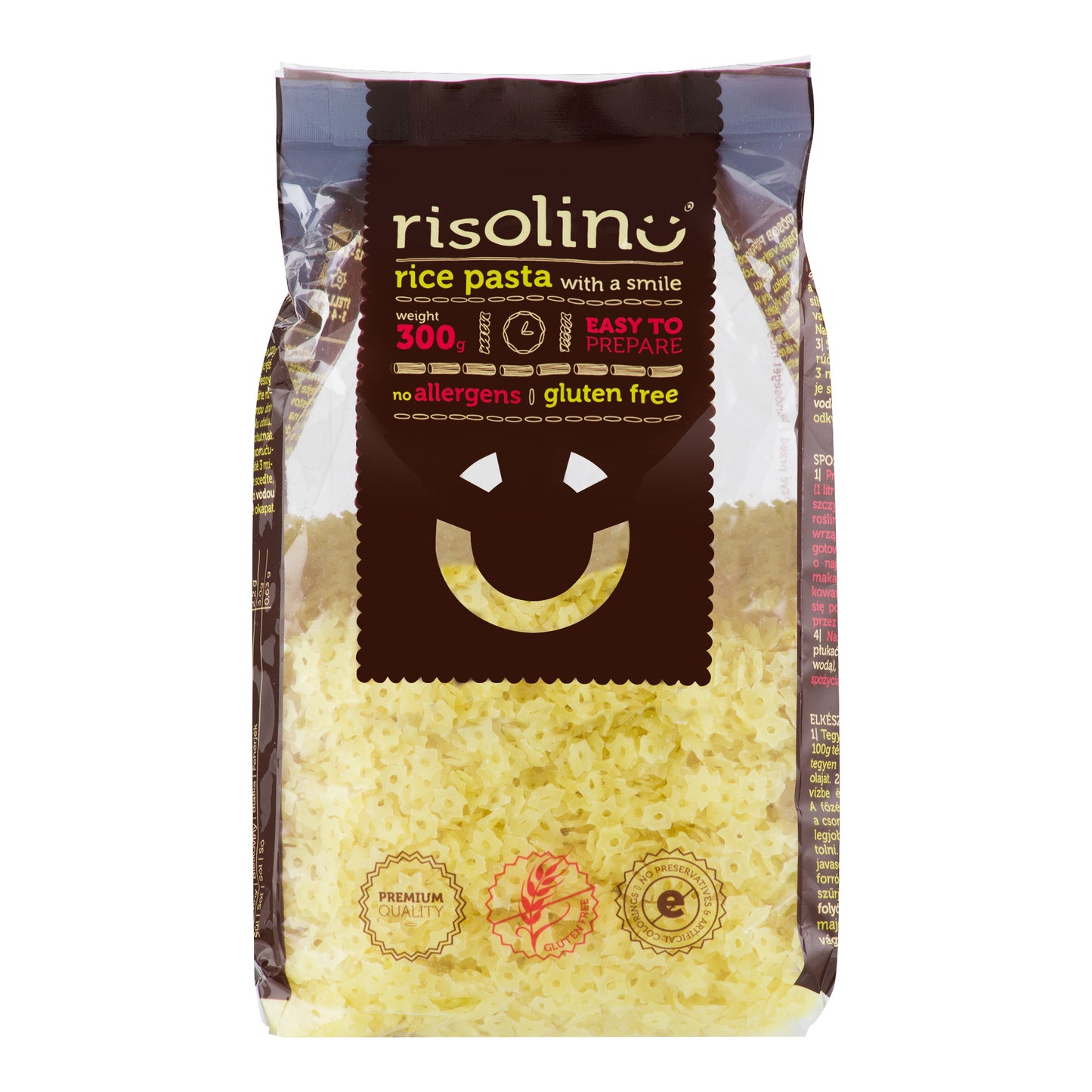 263017 Těstoviny polévkové hvězdičky rýžové bezlepkové 300 g RISOLINO-1