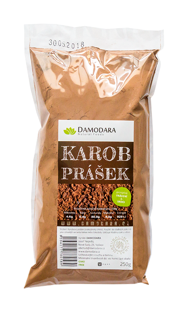 DAMODARA Karobový prášok 250g