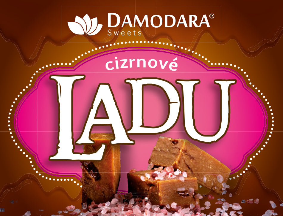 DAMODARA Ladu slaný karamel 150g