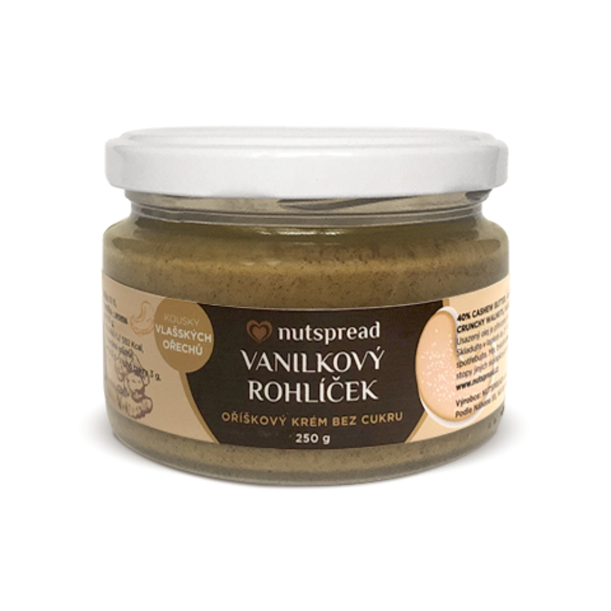 323013 Krém Vanilkový rohlíček 250 g NUTSPREAD-1