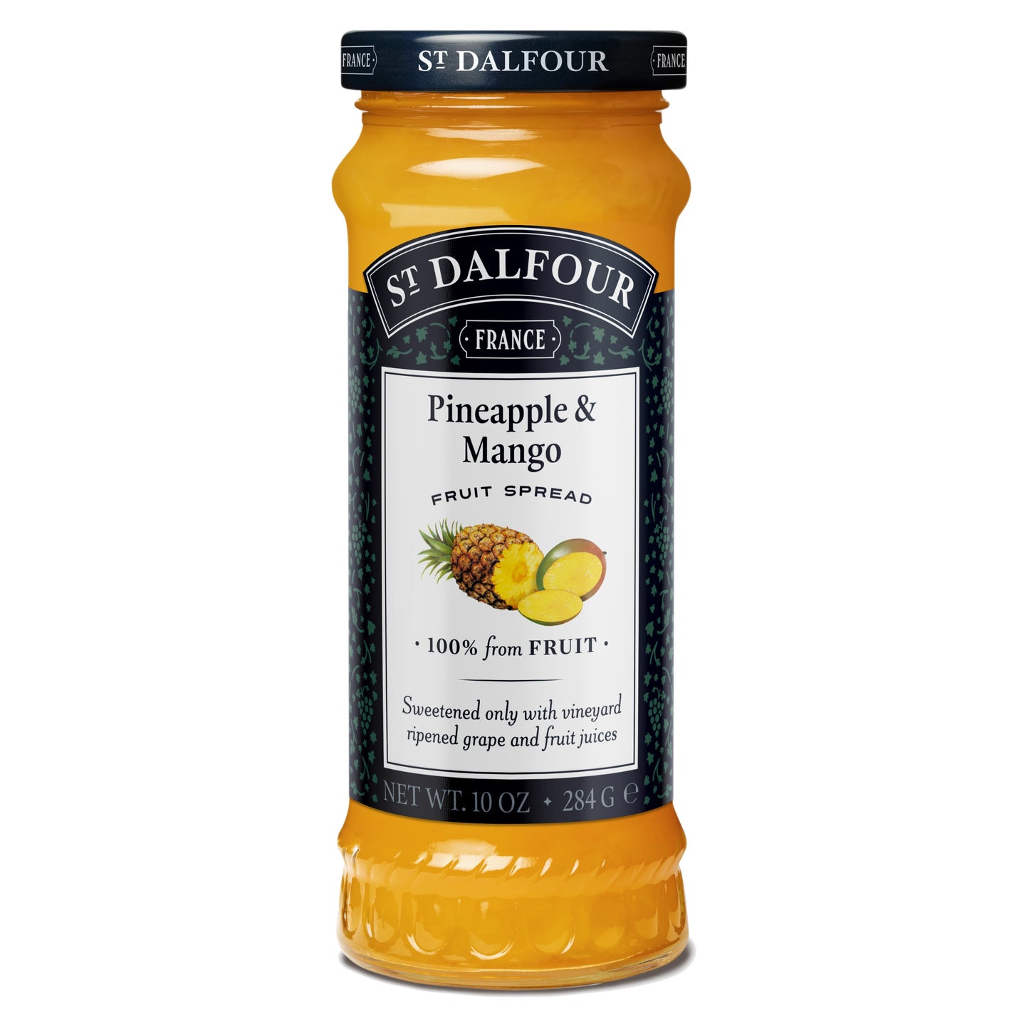 332079 Pomazánka ovocná ananas a mango 284 g DALFOUR-1