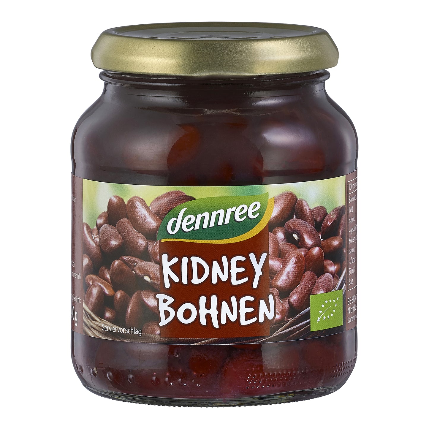 341063 Fazole červená ledvina ve slaném nálevu 360 g BIO DENNREE-1