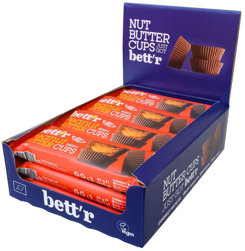 bett'r Čokoládové pralinky s arašidovým maslom 3 ks 39g bio