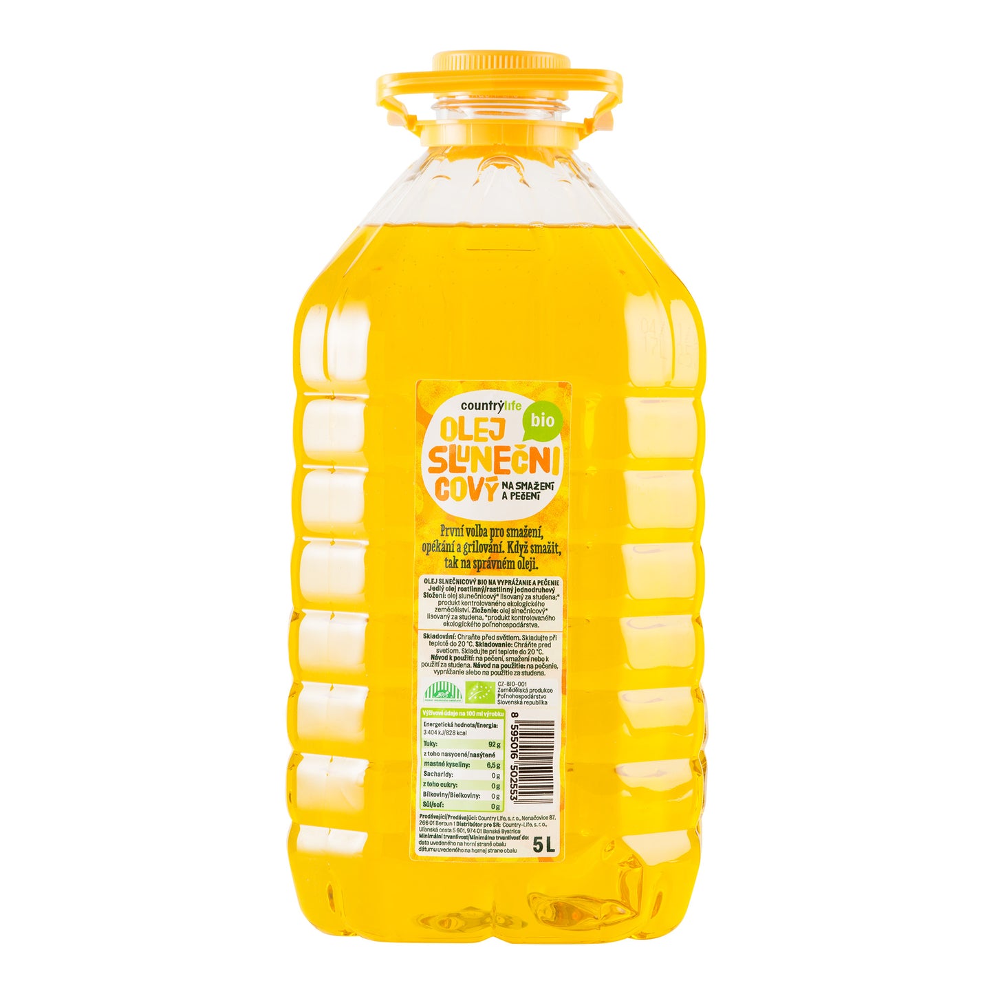 430043 Olej slunečnicový na smažení a pečení 5 l BIO COUNTRY LIFE-1