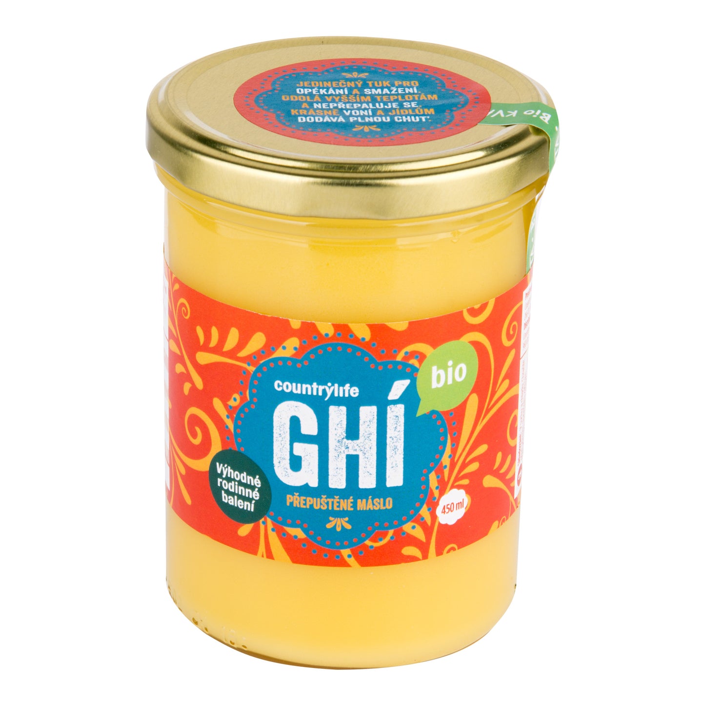 430113 Přepuštěné máslo GHI 450 ml BIO COUNTRY LIFE-1