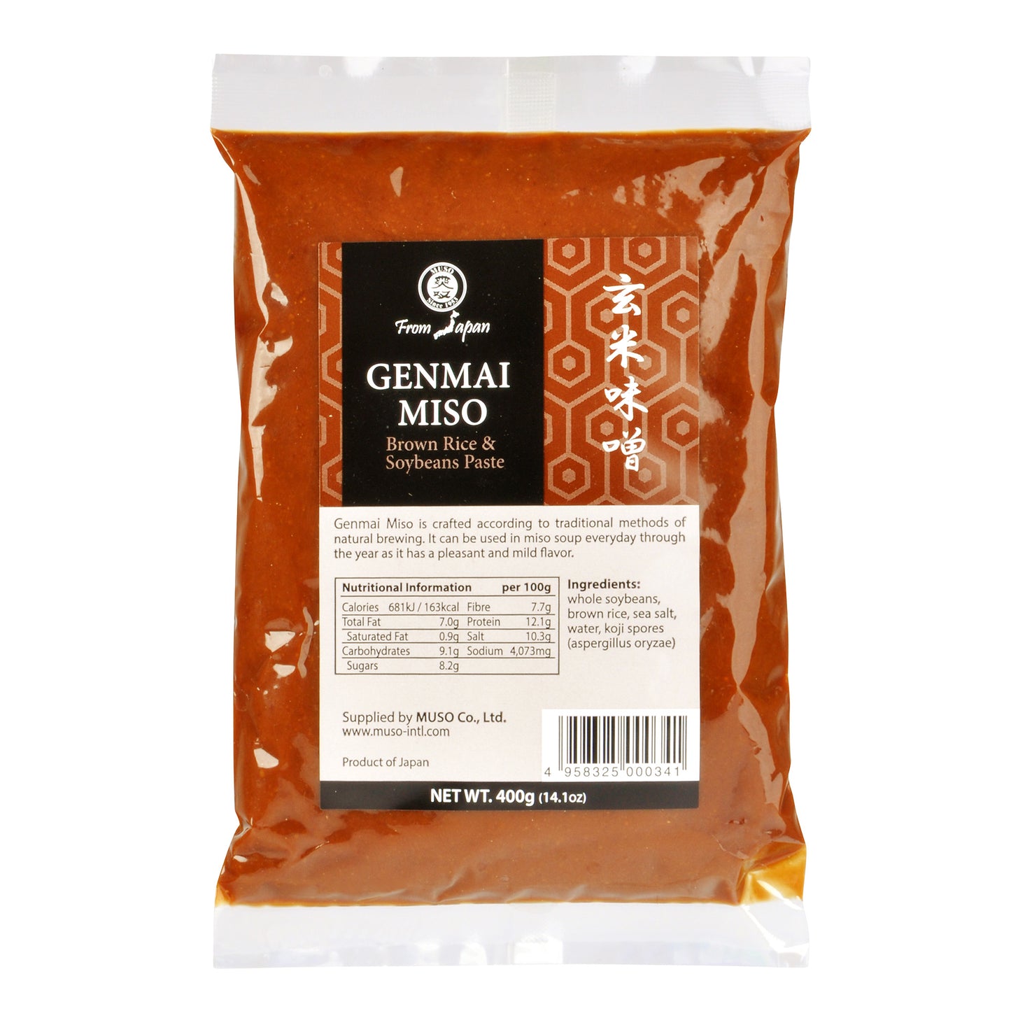 463004 Miso genmai hnědá rýže 400 g MUSO-1