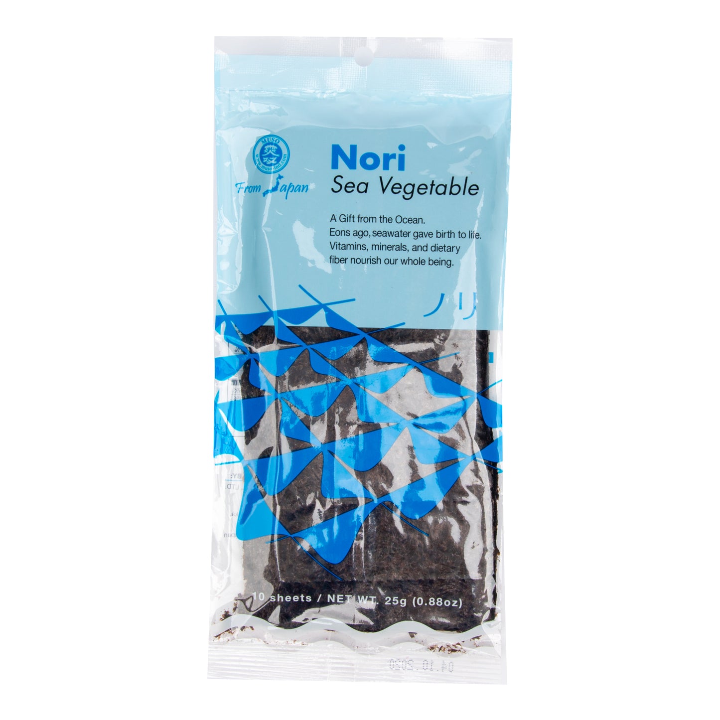 482004 Mořské řasy Nori plátky 25 g MUSO-1