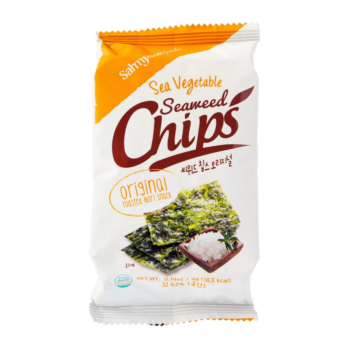 482037 Mořské řasy Snack pražené Nori 4 g SAHMYOOKFOODS-1