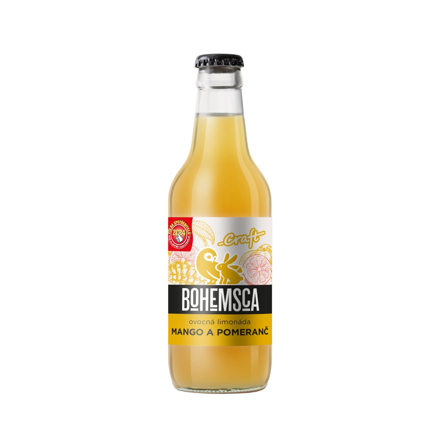 570159 Limonáda Craft Mango a pomeranč 330 ml BOHEMSCA-1
