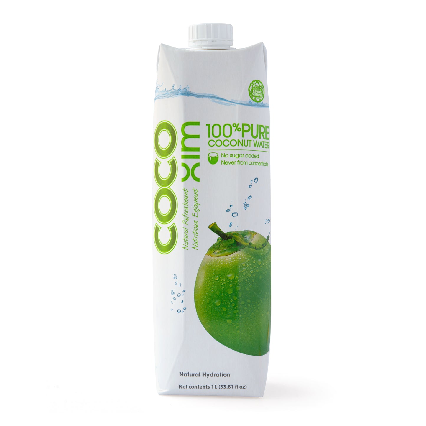 572048 Kokosová voda 100 % PURE 1000 ml COCOXIM-1