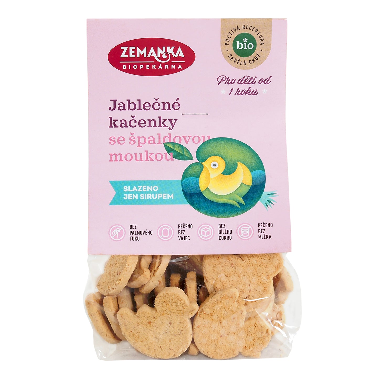 630179 Kačenky jablečné se špaldovou moukou 100 g BIO ZEMANKA-3