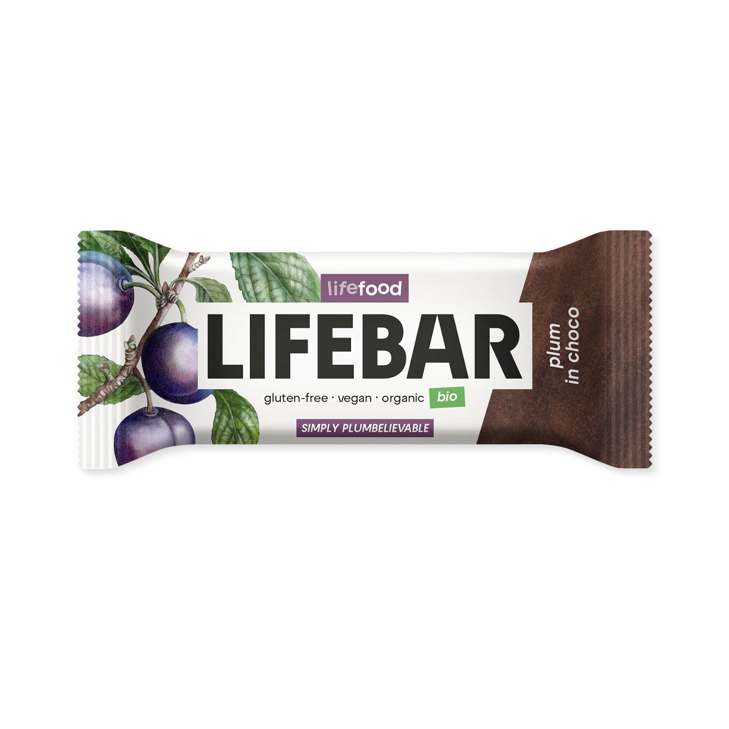 630225 Tyčinka Lifebar švestka v čokoládě 40 g BIO LIFEFOOD-1