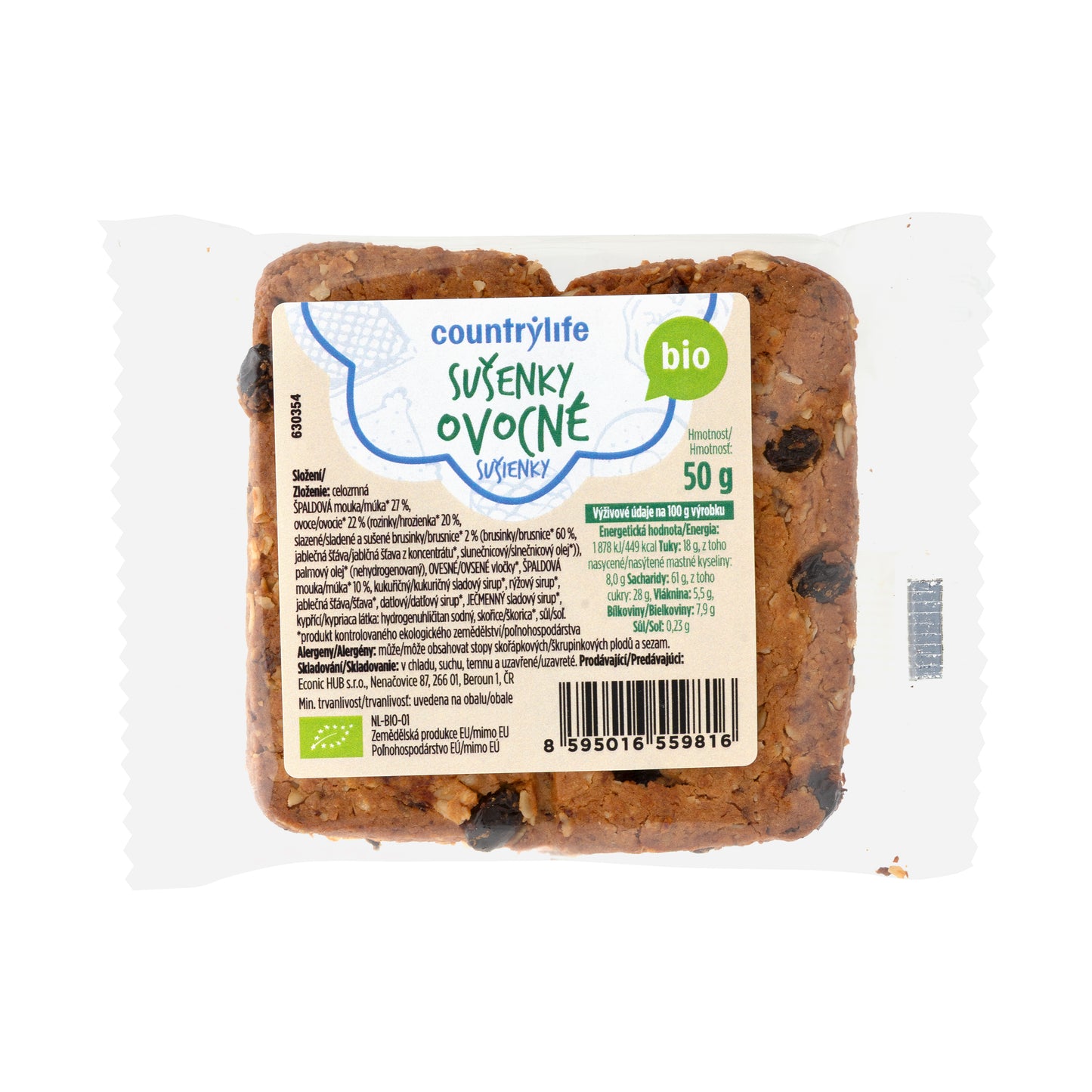 630354 Sušenky ovocné 50 g BIO COUNTRY LIFE-1