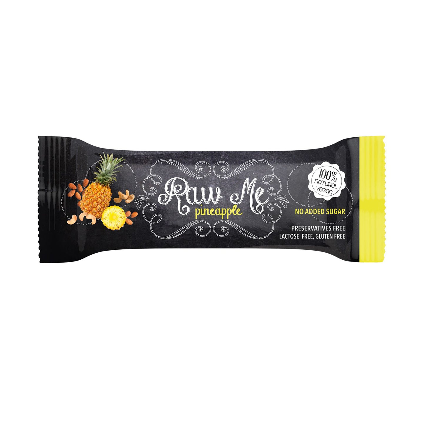 631022 Tyčinka ovocná s příchutí ananasu 45 g RAW ME-1