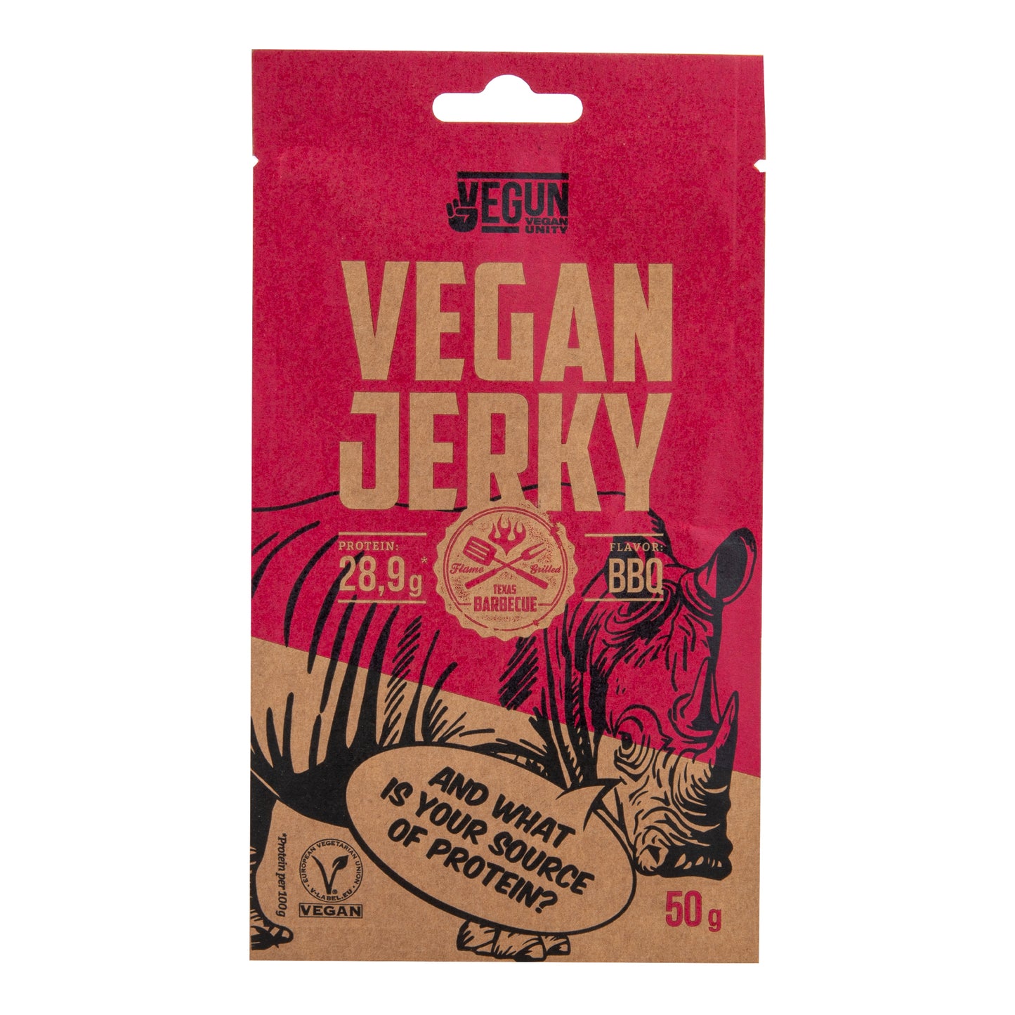 642010 Vegan Jerky s příchutí BBQ 50 g VEGUN-1