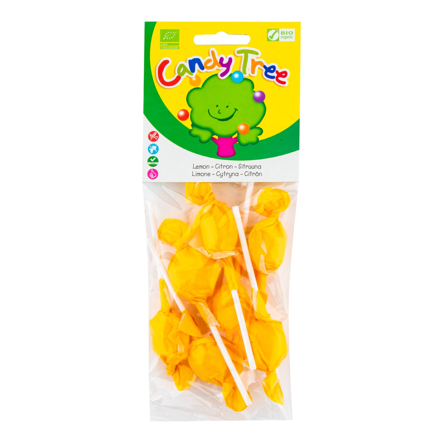 660010 Lízátka s příchutí citronu bezlepková 7x10 g BIO CANDY TREE-2