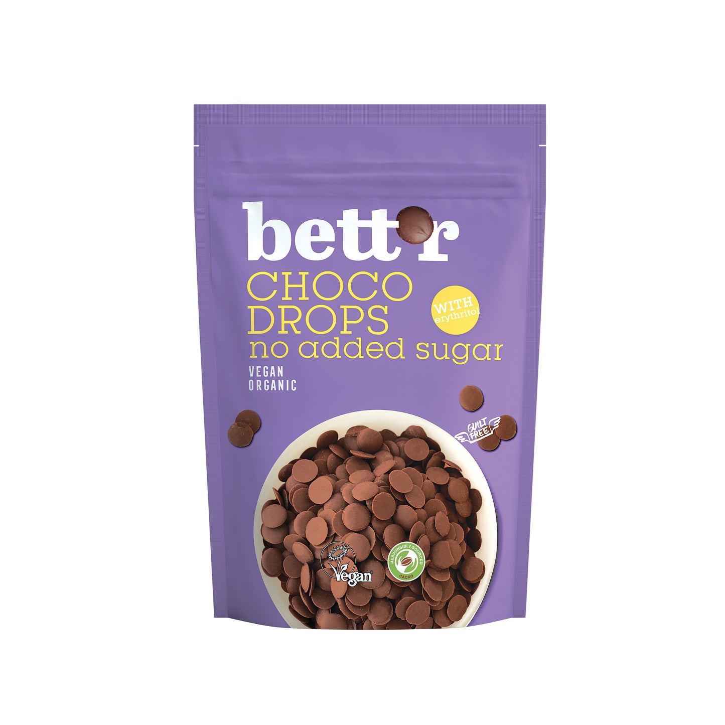 660155 Pecičky čokoládové bez přidaného cukru veganské 200 g BIO BETT´R-1