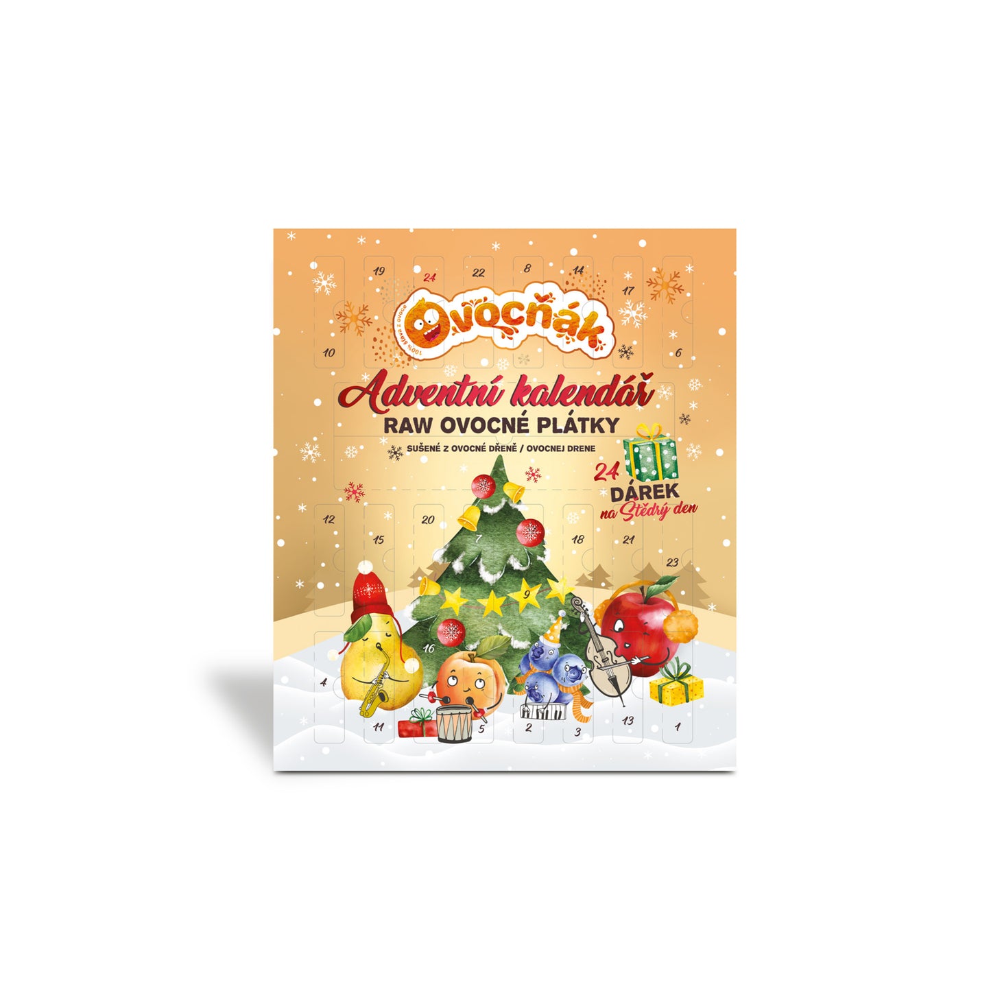 662222 Kalendář adventní mix 24 x 10 g OVOCŇÁK-1