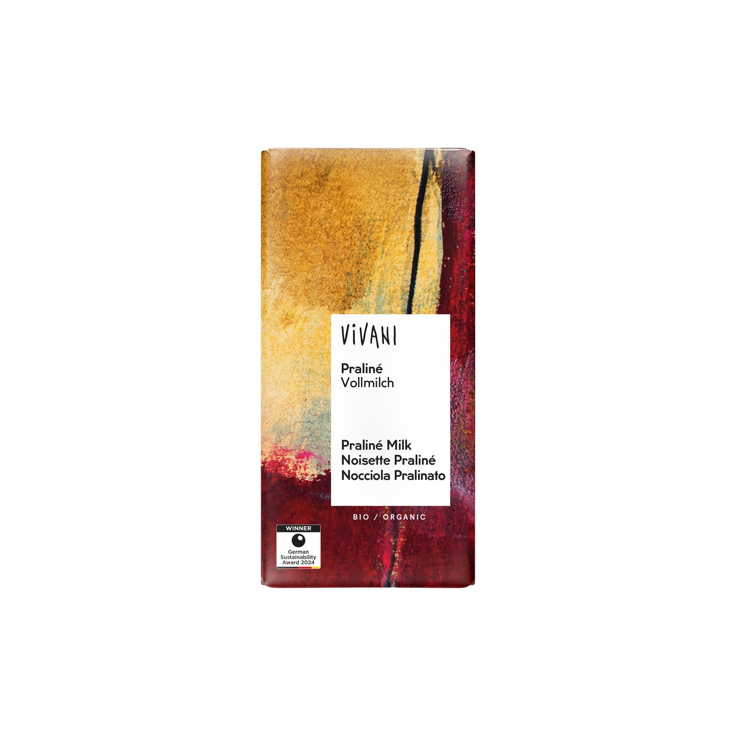 665203 Čokoláda mléčná praliné 100 g BIO VIVANI-1