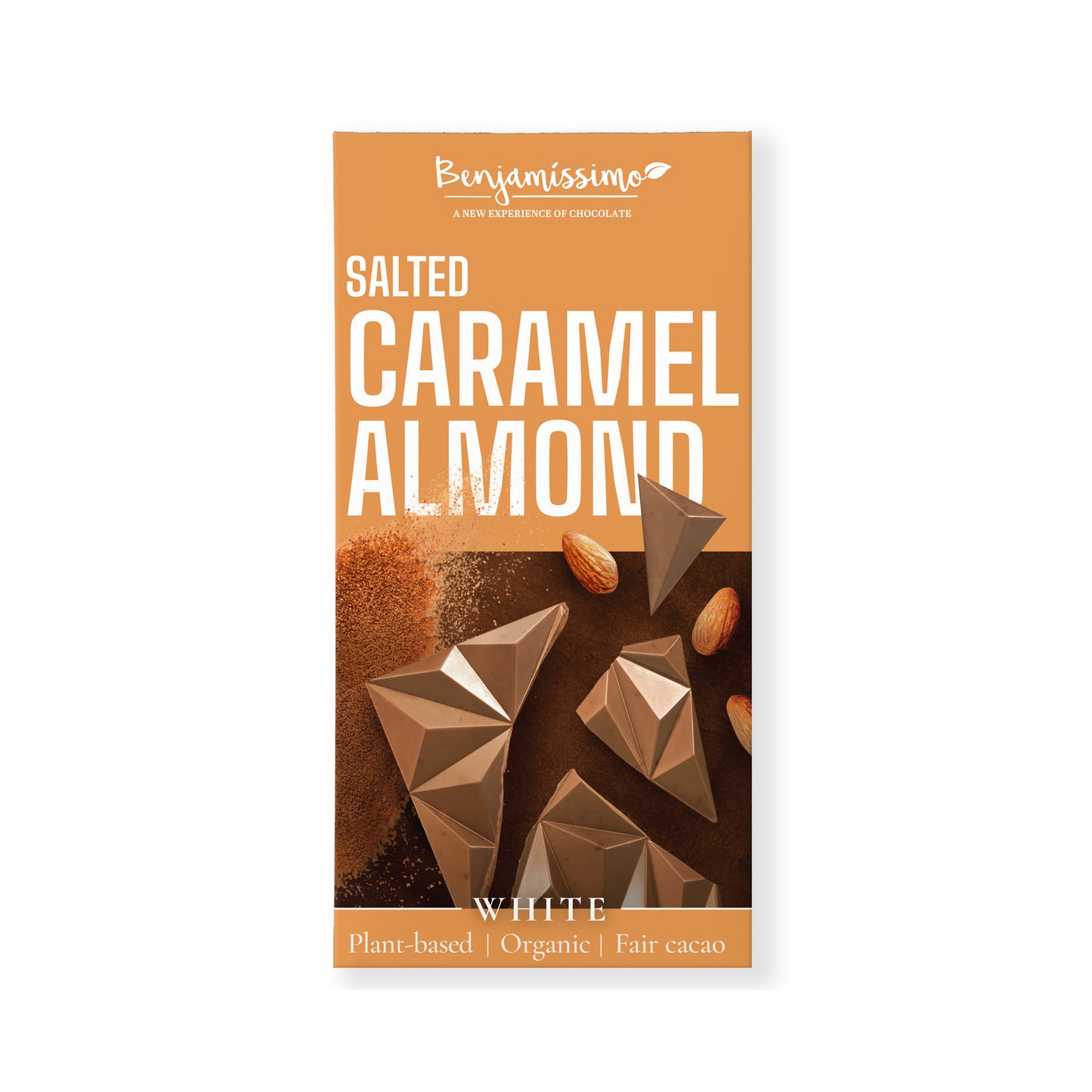 665352 Tabulka kakaová bílá slaný karamel-mandle 60 g BIO BENJAMÍSSIMO-1