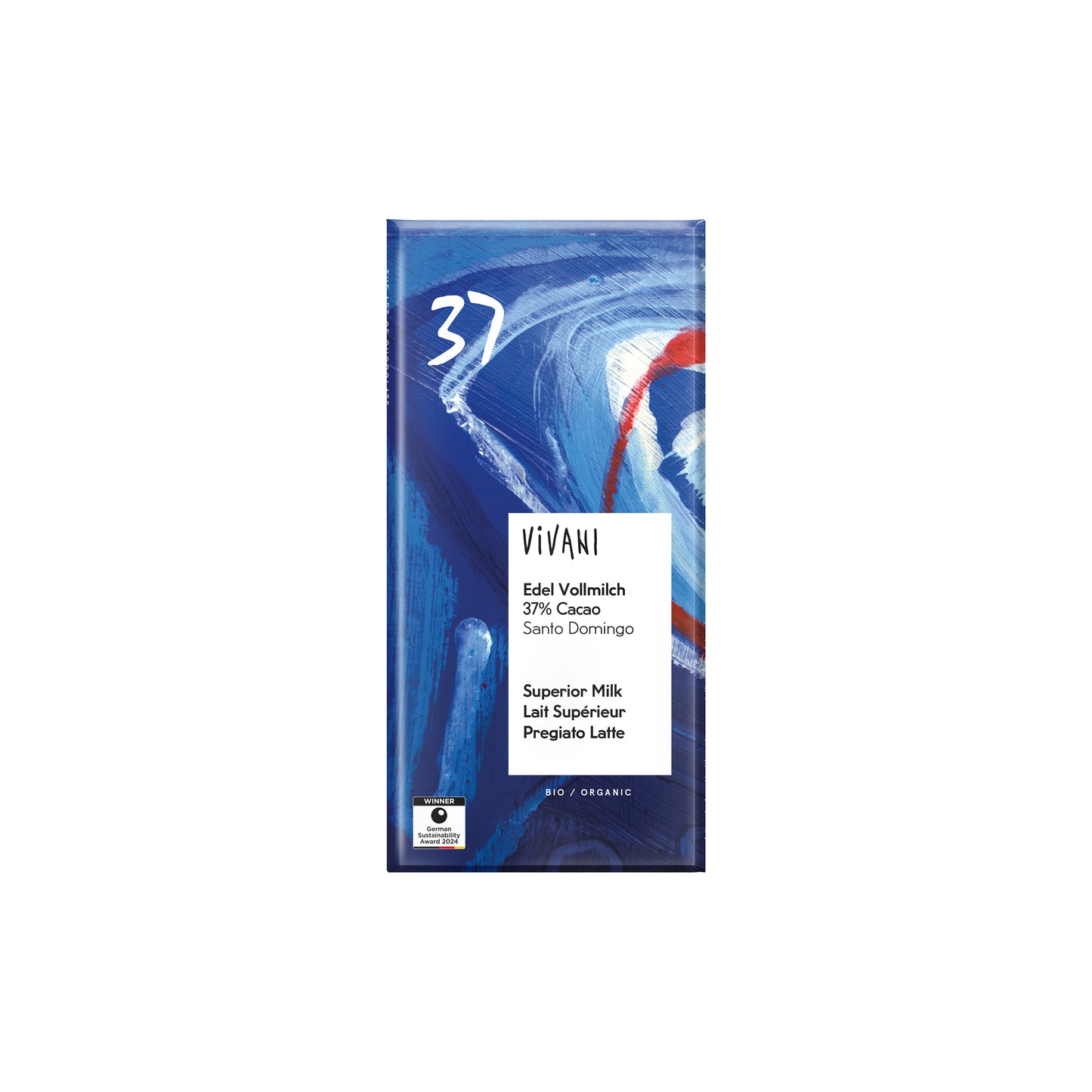 665370 Čokoláda mléčná Santo Domingo 80 g BIO VIVANI-1