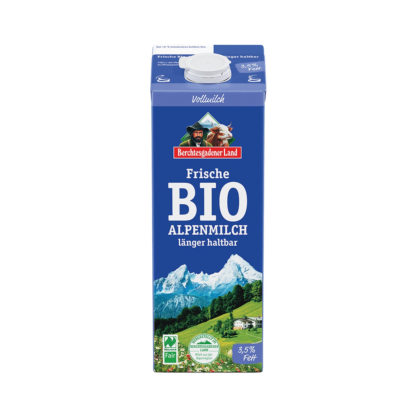 721136 Mléko čerstvé alpské plnotučné 1 l BIO BGL-1