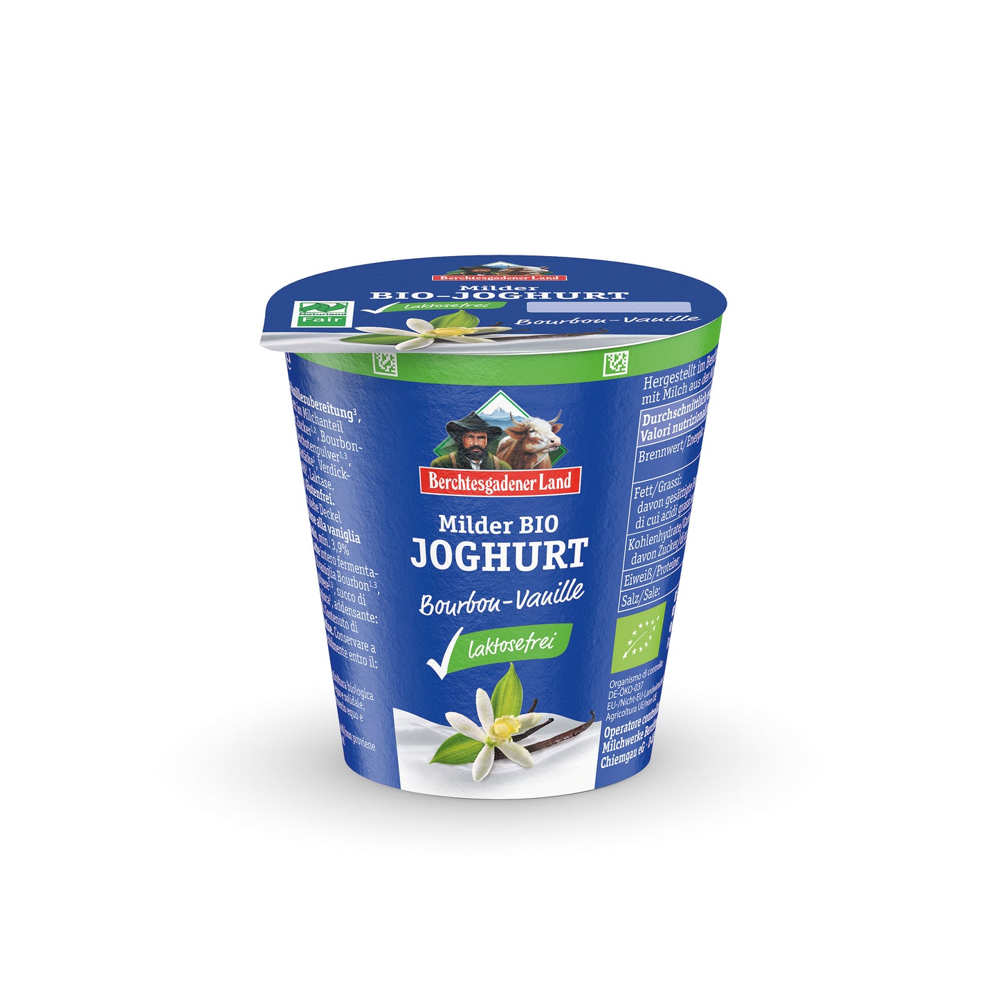 721170 Jogurt vanilkový bez laktózy 150 g BIO BGL-1