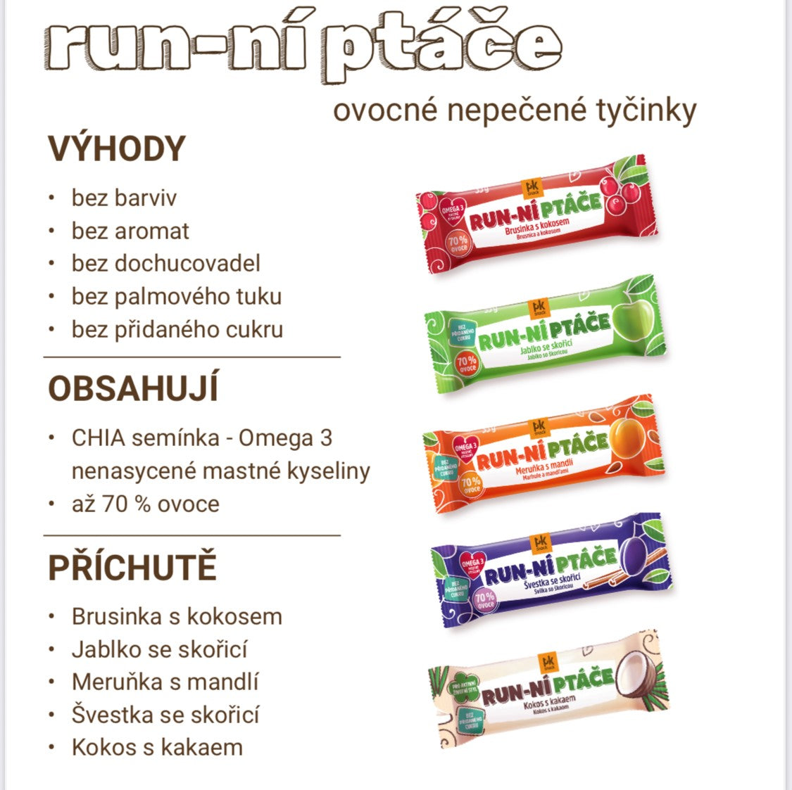 Tyčinka run-ní ptáče marhuľa s mandľami 30 g