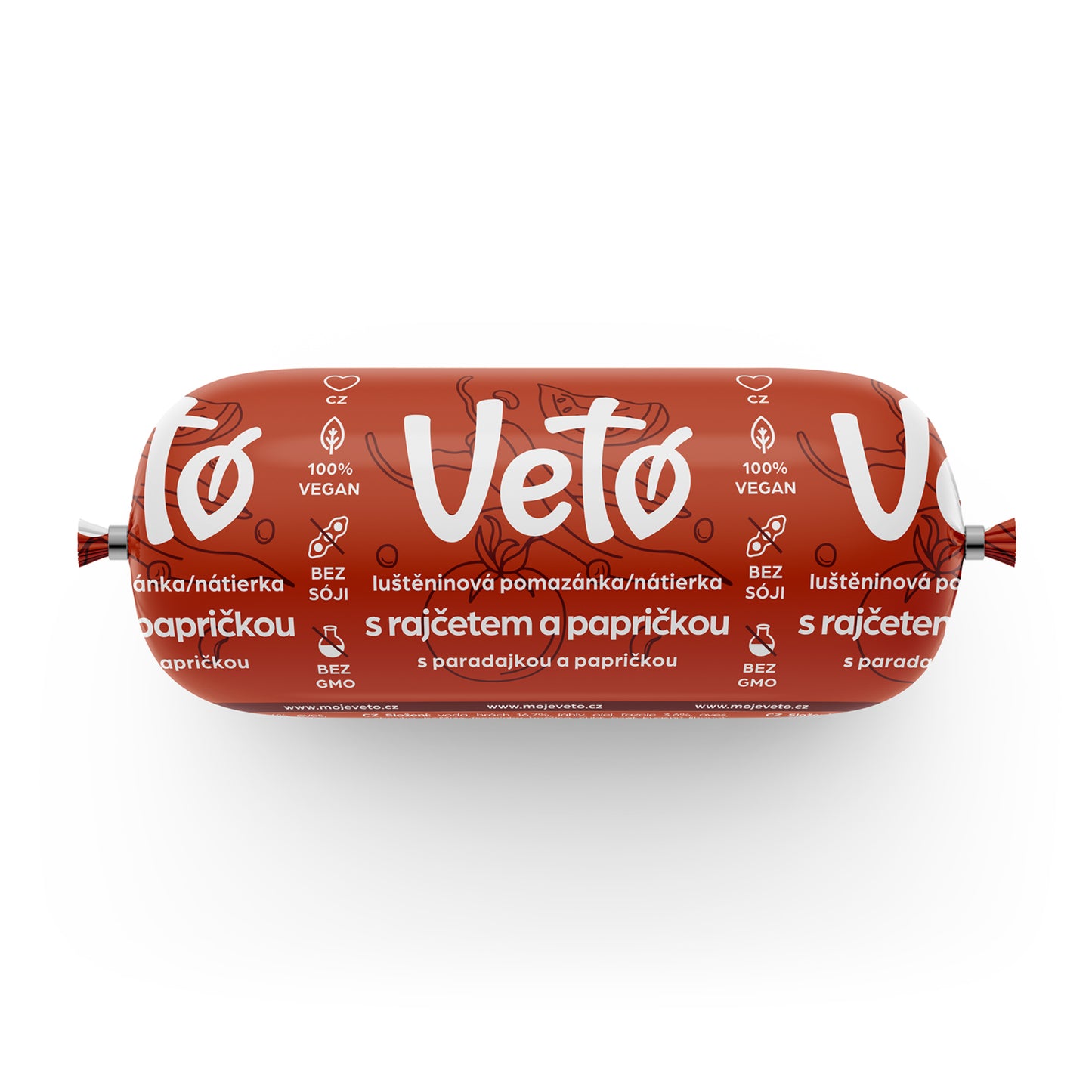 752094 Pomazánka s rajčetem a papričkou 100 g VETO ECO-1