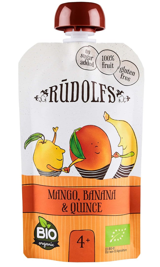 Rudolfs Bio kapsička mango,banán, dula 110g