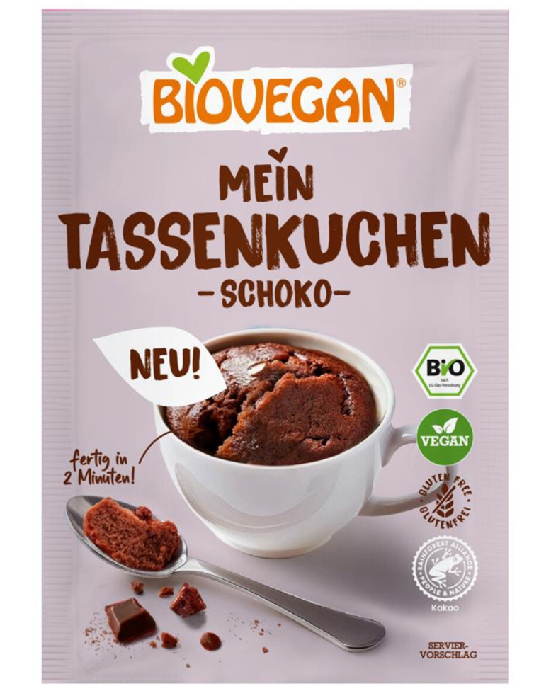 BIOVEGAN My Mug Cake Chocolate 55 g bio