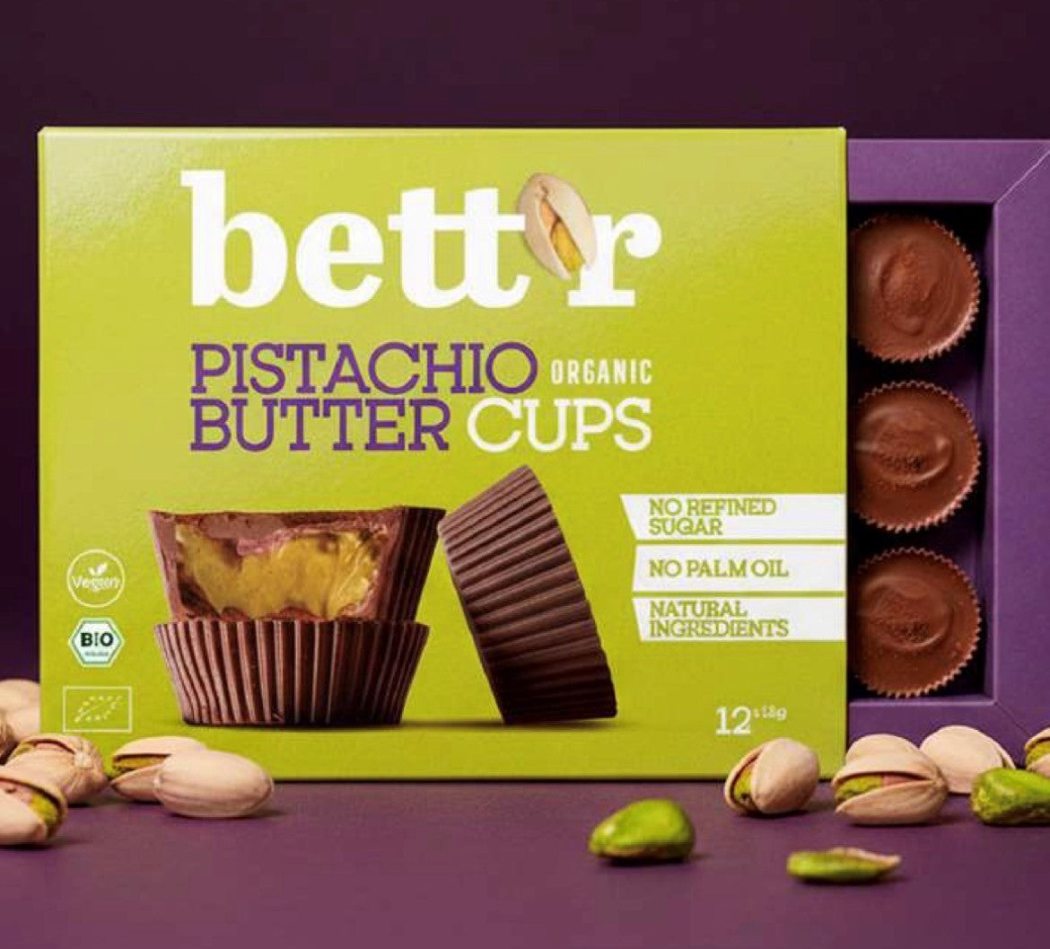 bettŕ Bonboniera pralinky pistácia 150g bio