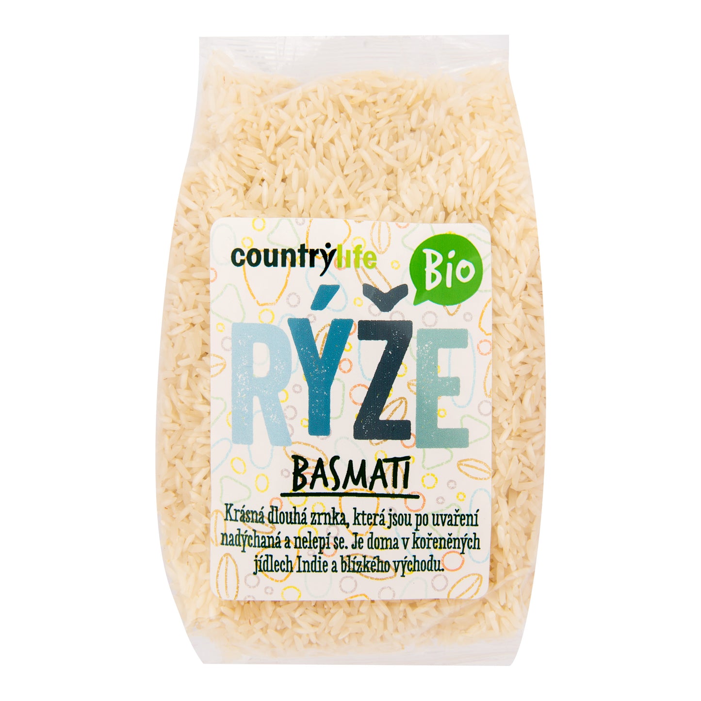 111025 Rýže basmati 500 g BIO   COUNTRY LIFE-1