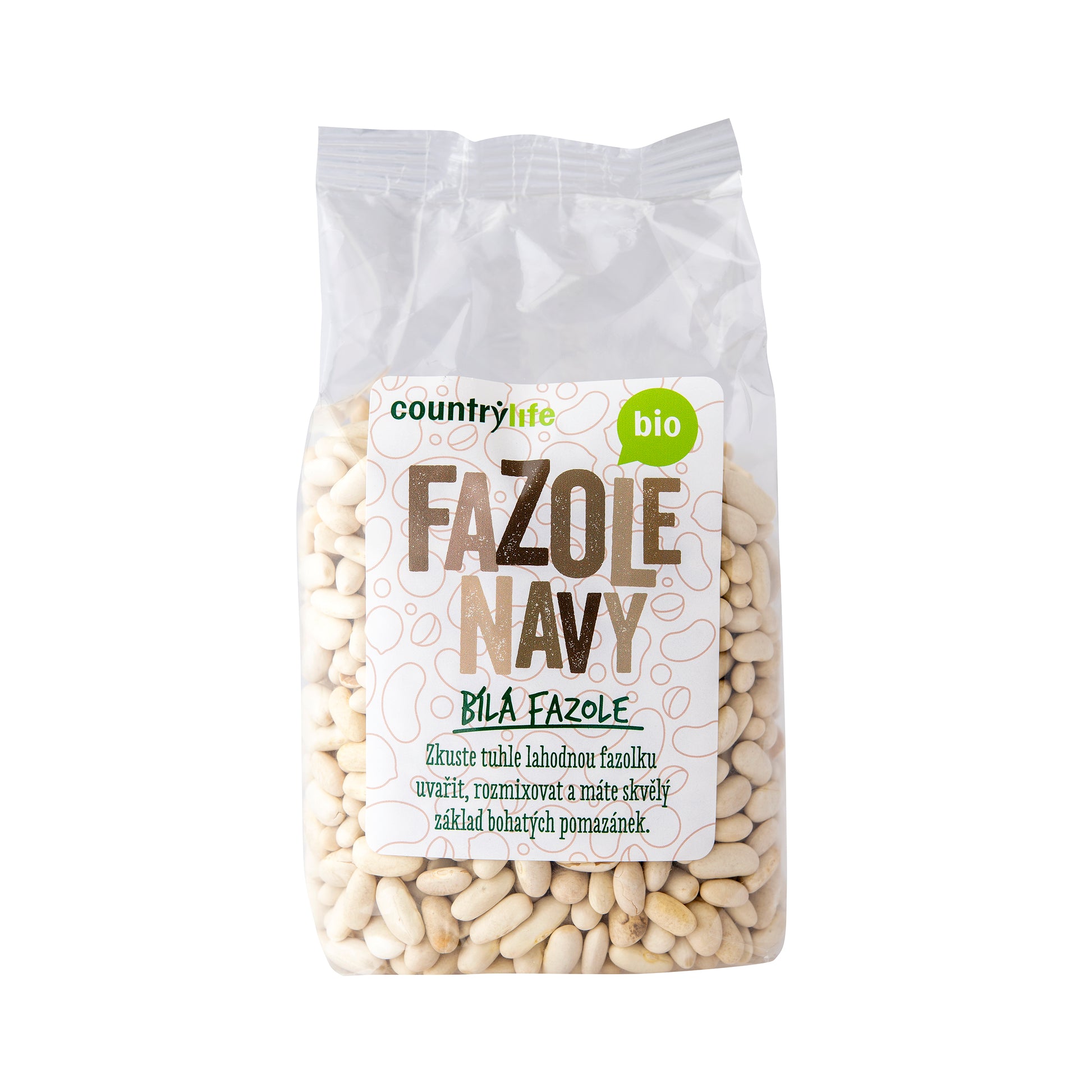 120021 Fazole navy 500 g BIO   COUNTRY LIFE-1