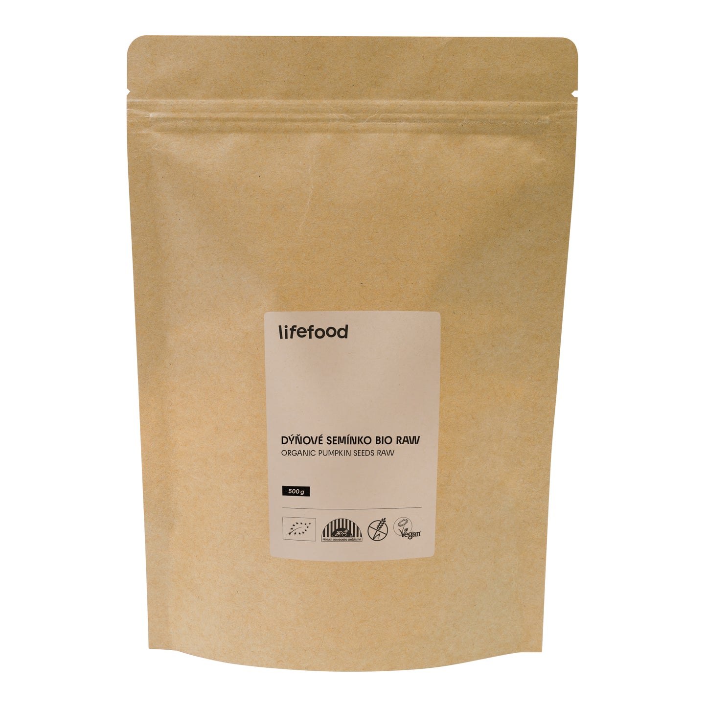 130121 Semínka dýňová RAW 500 g BIO   LIFEFOOD-1