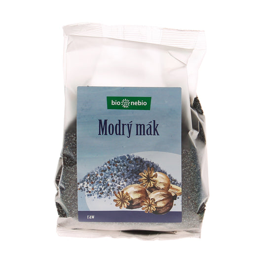 132042 Mák modrý český 200 g   BIO NEBIO-1