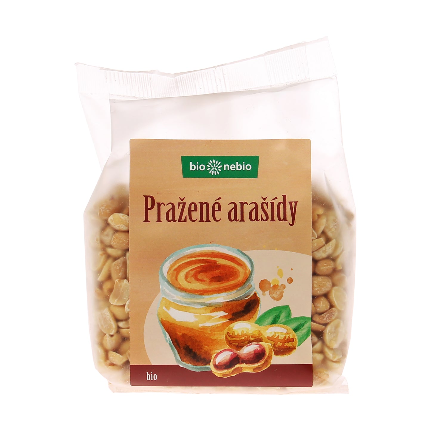 140088 Arašídy loupané pražené 200 g BIO   BIO NEBIO-1