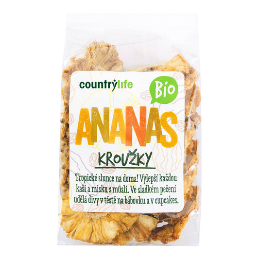 150021 Ananas kroužky sušené 100 g BIO   COUNTRY LIFE-2