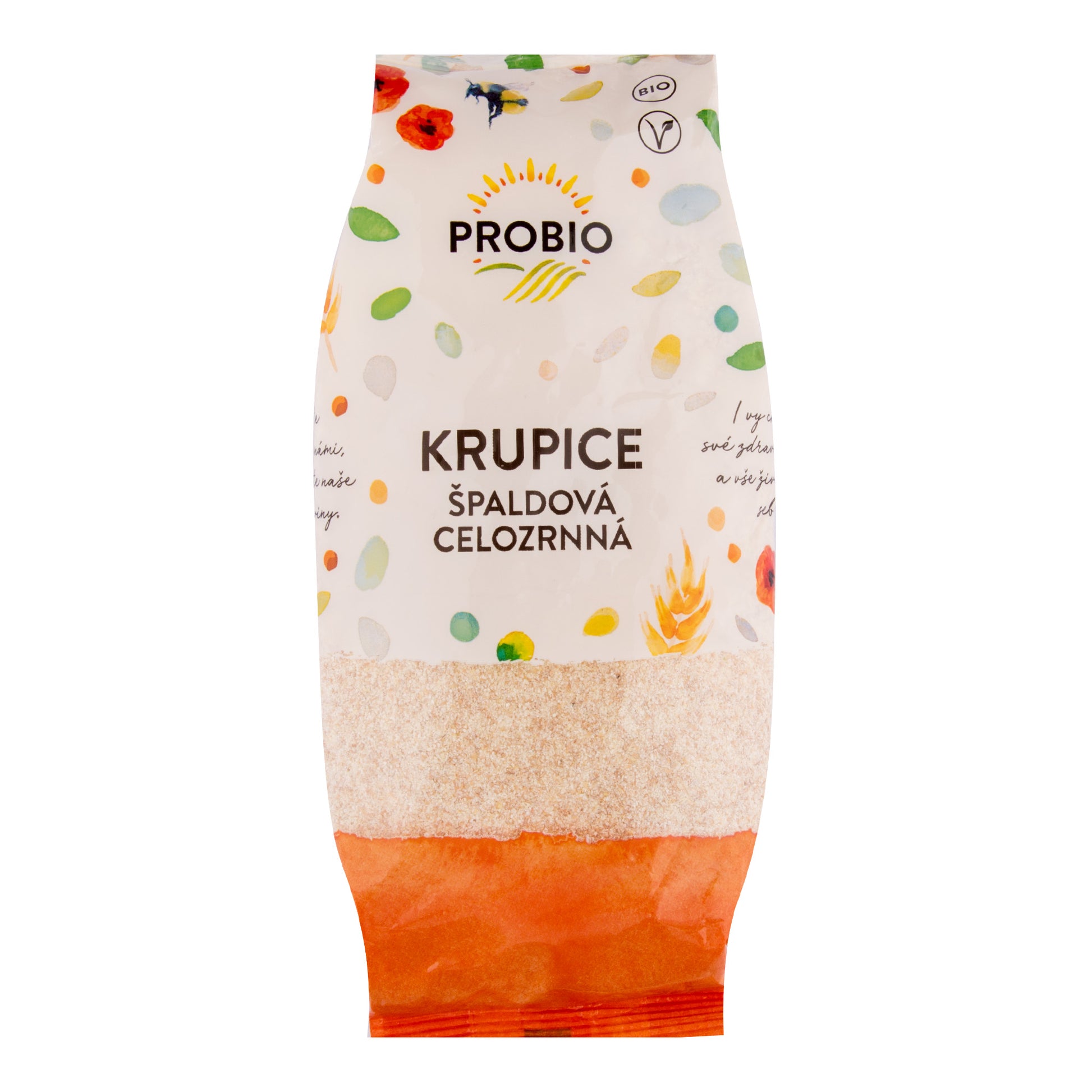 210066 Krupice špaldová celozrnná 400 g BIO   PROBIO-1