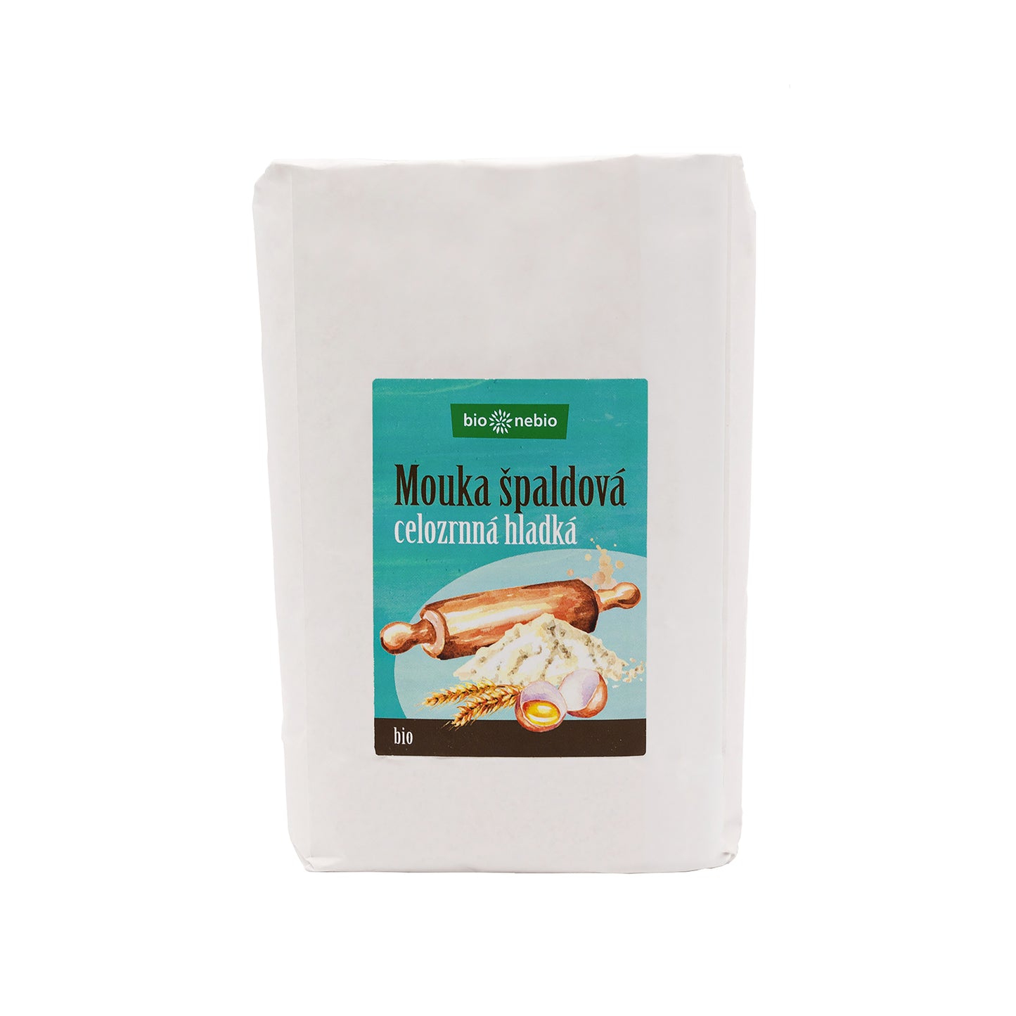 210124 Mouka špaldová celozrnná hladká 1 kg BIO   BIO NEBIO-1