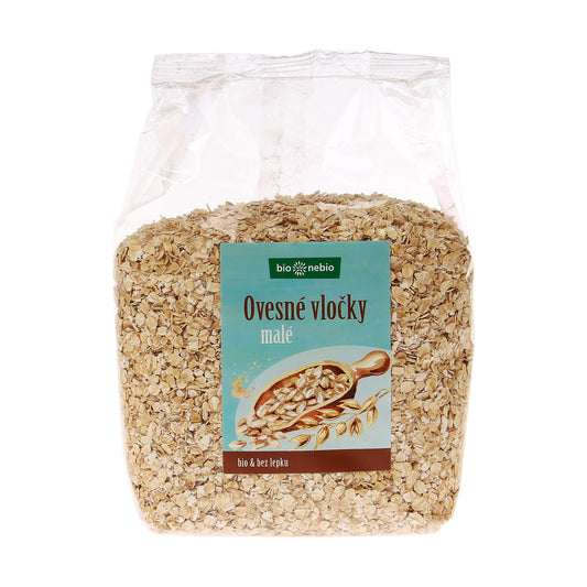 220081 Vločky ovesné bezlepkové malé 500 g BIO   BIO NEBIO-1