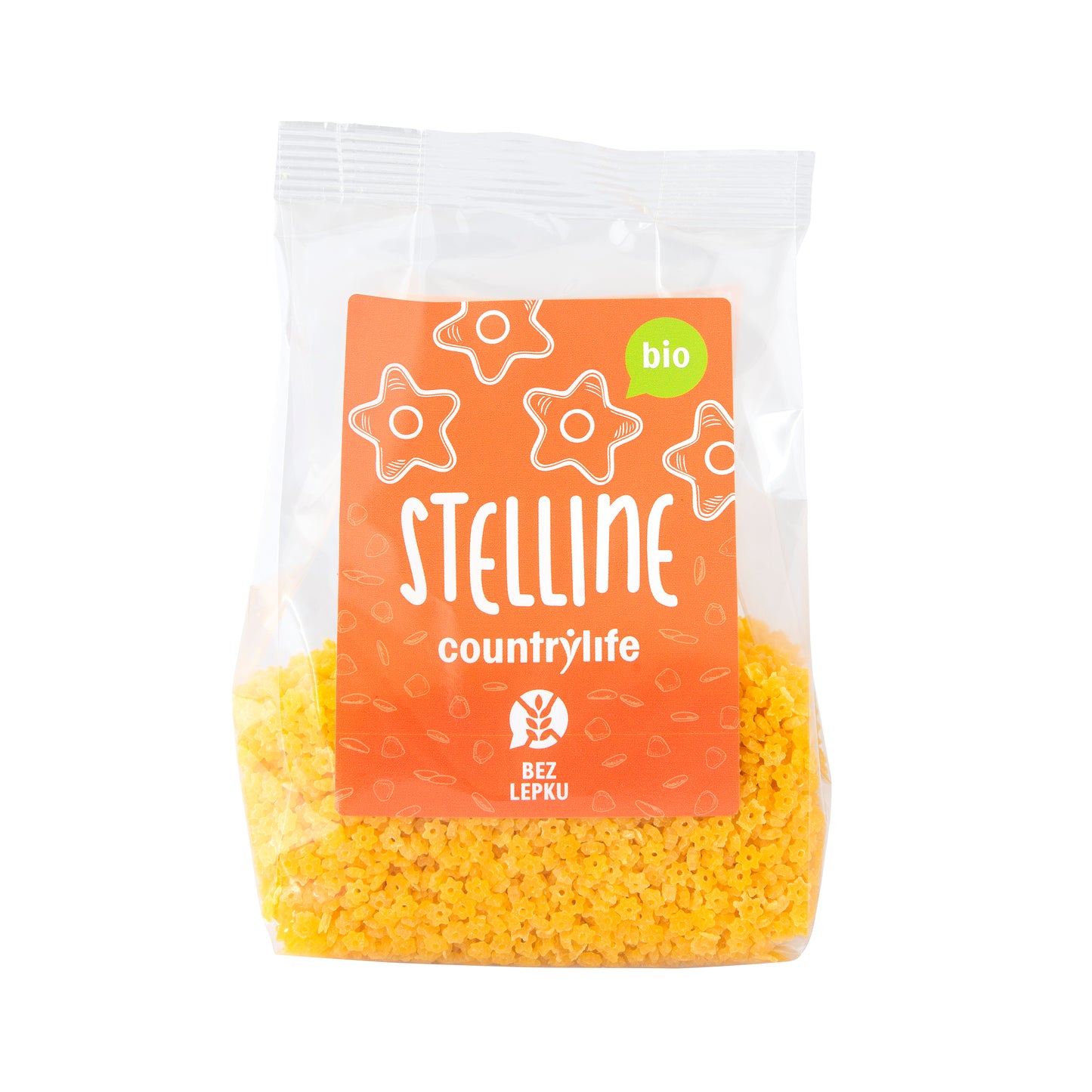 260187 Těstoviny stelline kukuřično-rýžové 250 g BIO   COUNTRY LIFE-1