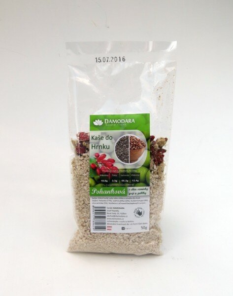 DAMODARA Instantná pohanková kaša s goji a chia 50g