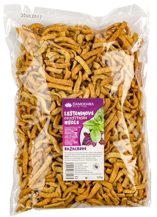 DAMODARA Celestýnské strukovinové rezance bazalkové 500g