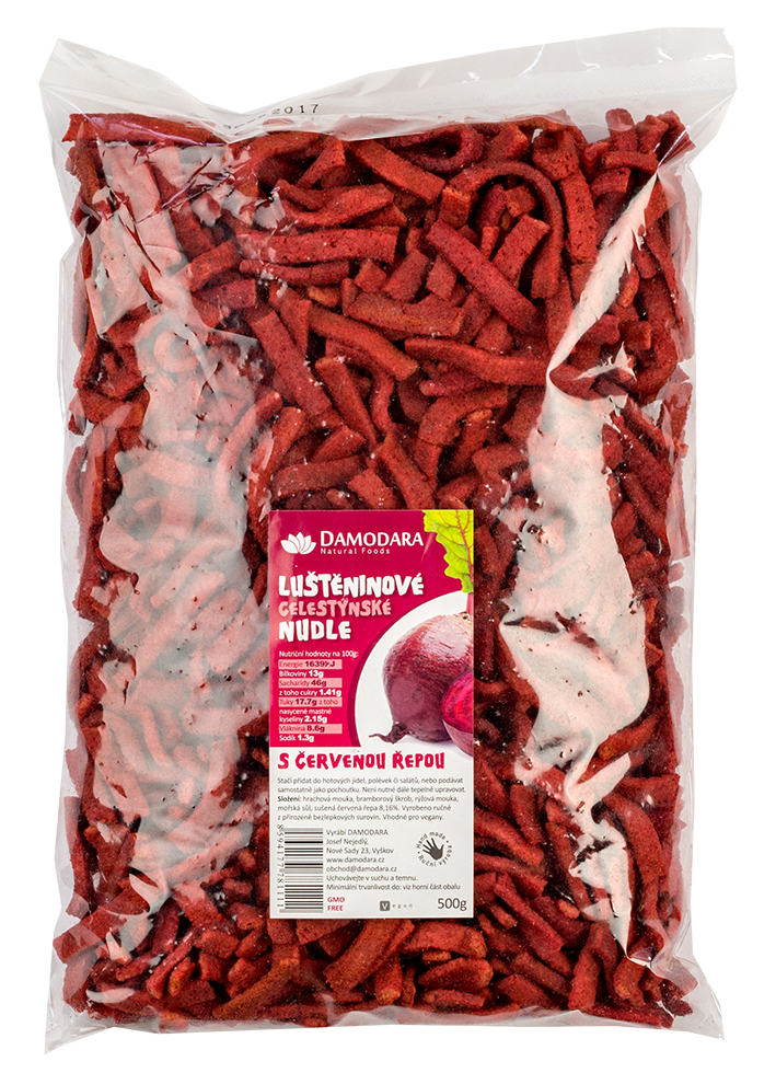 DAMODARA Celestýnské strukovinové rezance repové 500g