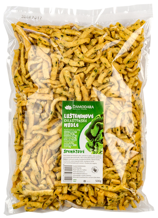 DAMODARA Celestýnské strukovinové rezance špenátové 500g