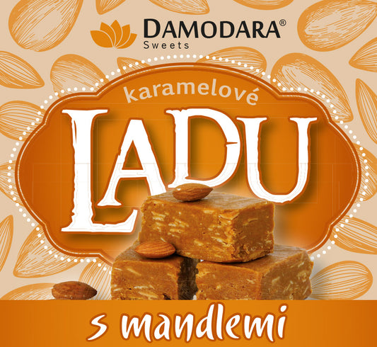 DAMODARA Ladu s mandľami 150g
