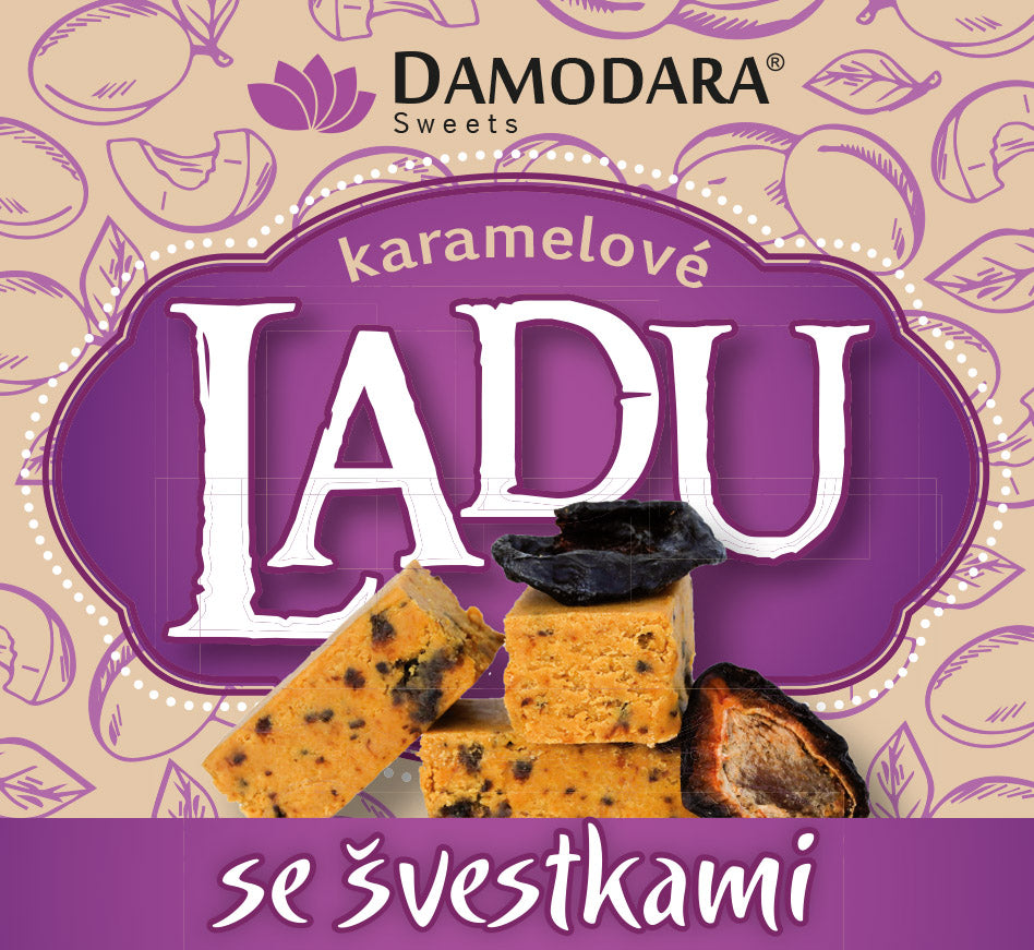 DAMODARA Ladu so slivkami 150g