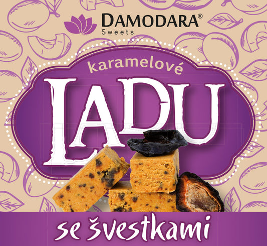 DAMODARA Ladu so slivkami 150g