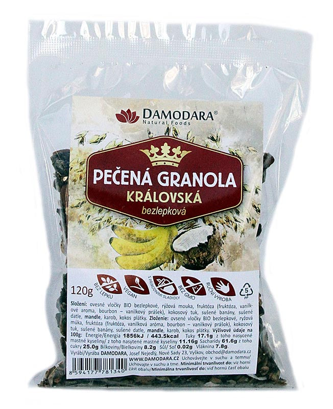 DAMODARA Pečené müsli královské 120g